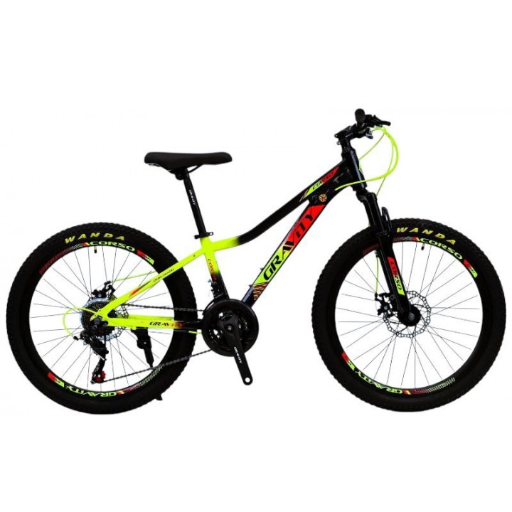 Підлітковий велосипед CORSO GRAVITY 24" GR-24477 AL