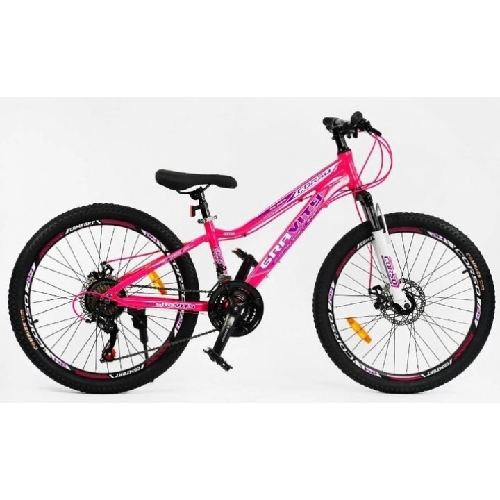 Підлітковий велосипед CORSO GRAVITY 24" GR-24655 AL