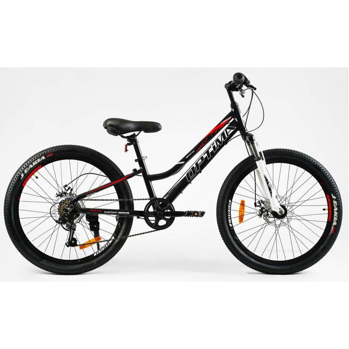 Підлітковий велосипед CORSO OPTIMA TM-24100 24" AL