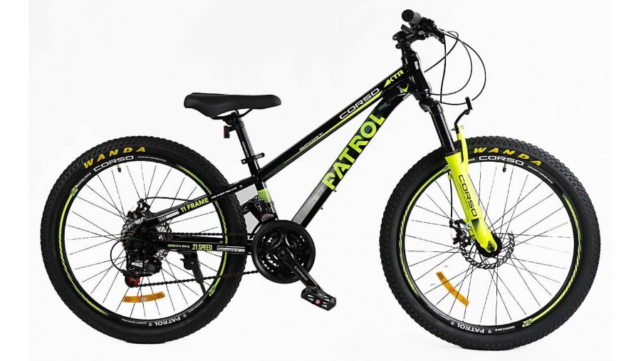 Підлітковий велосипед CORSO PATROL 24" PL-24509
