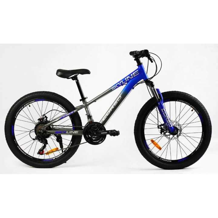 Підлітковий велосипед CORSO SKYLINE 24" SL-40602 AL