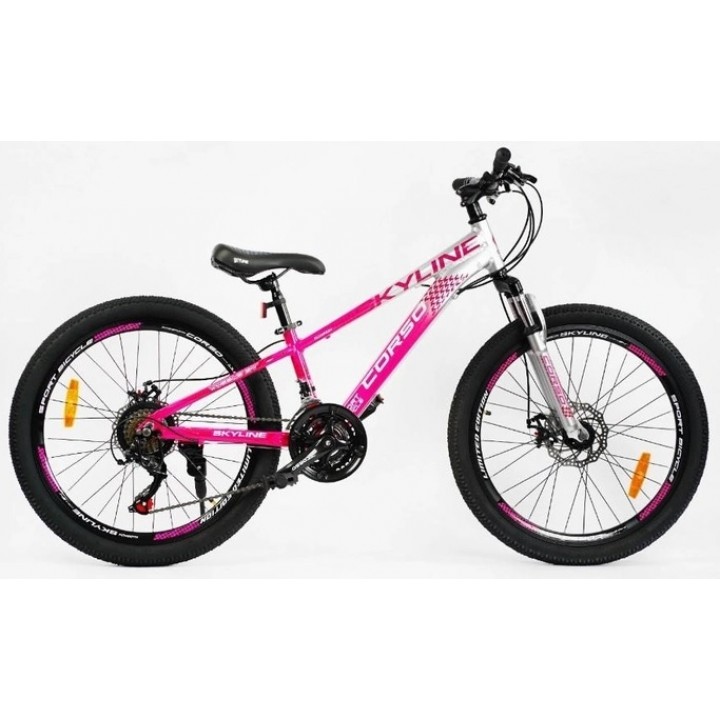 Підлітковий велосипед CORSO SKYLINE 24" SL-60804 AL